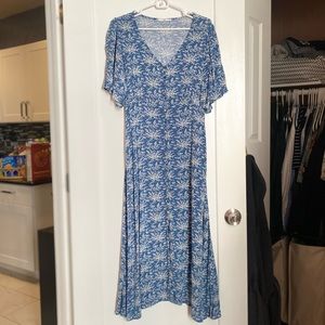 Mango floral maxi dress